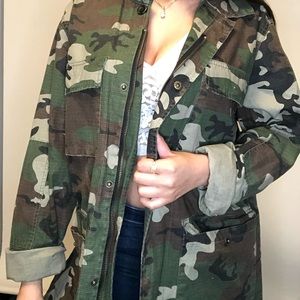 Oversized Camo Jacket